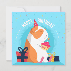 Geburtstag-Hamster Feiertagskarte
