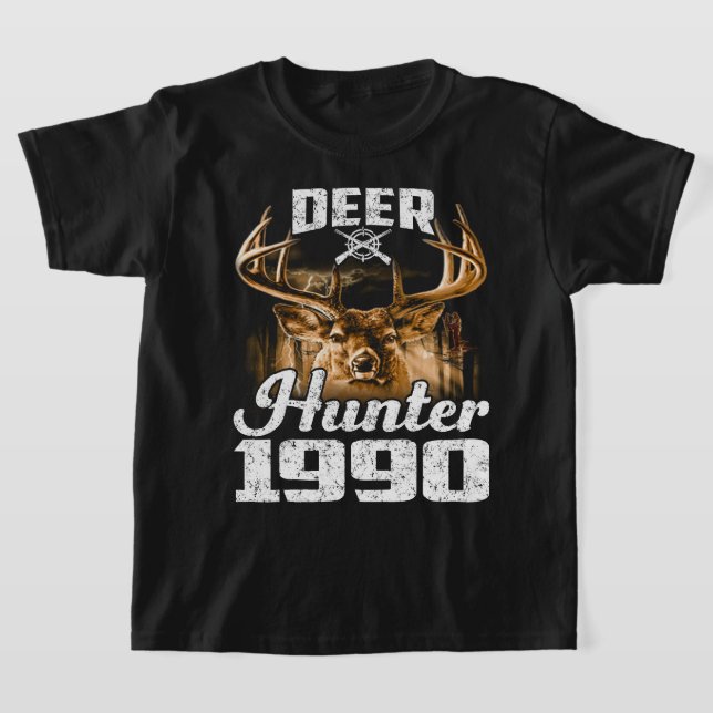 Geburtstag Hirschjäger 1990 Jagd T-Shirt (Ablage )