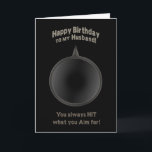GEBURTSTAG - HUSBAND - GUN - AIM - LIEBE KARTE<br><div class="desc">IDEALE KARTE FÜR DIESEN BESONDEREN TYP IN IHREM LEBEN, DER SO VIEL AUF DEN TISCH IN IHRER BEZIEHUNG GEBRACHT HAT. KONZEPT IST EINFACH, DASS ER ALLES IN ORDNUNG GOT UND GENAU DEN MANN WEISS, DER ER IST. NACHRICHT: Das gleiche Bild sehen Sie für Geburtstage- und Vatertagskarten - beide in vielen...</div>