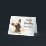 Geburtstag Husband Niedlichen Französisch Bulldog Karte<br><div class="desc">Geburtsdatum Husband Niedlichen Bulldog Hund Tier</div>