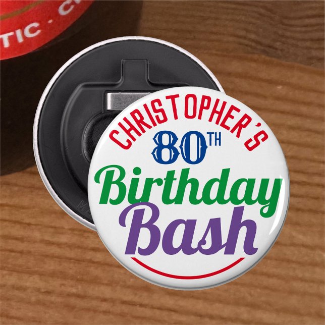 Geburtstag im Alter von 80 Jahren Flaschenöffner (Von Creator hochgeladen)