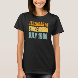 Geburtstag im Juli 1980 T-Shirt