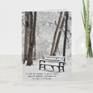 Geburtstag im Winter Feiertagskarte