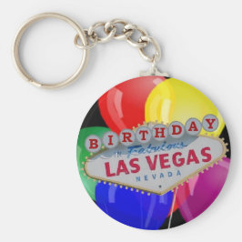 Geburtstag IN Fabulous Las Vegas Schlüsselanhänger