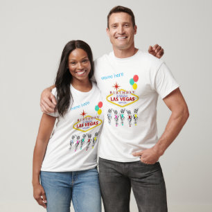 Geburtstag in Las Vegas Showgirls T - Shirt