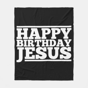 Geburtstag Jesus Weihnachten Fleecedecke