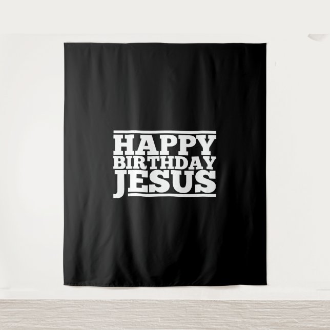 Geburtstag Jesus Weihnachten Wandteppich (Vorderseite)