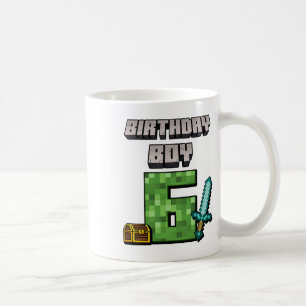 Geburtstag Junge 6. Geburtstag Ich bin 6 Jahre alt Kaffeetasse