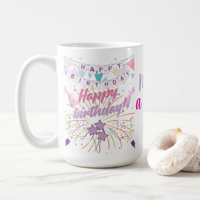 Geburtstag Kaffeetasse (Mit Donut)