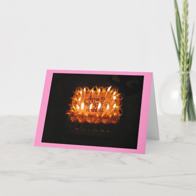 Geburtstag Karte (Vorderseite)