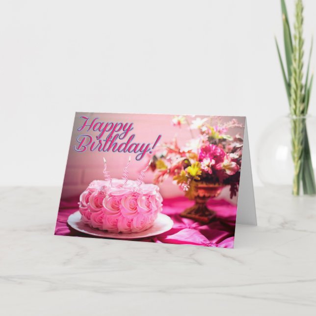 Geburtstag Karte (Vorderseite)