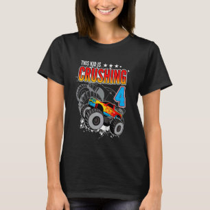Geburtstag Kinder Monster Truck Dieser Knirps mac T-Shirt