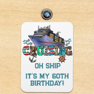 Geburtstag Kreuzfahrt Personalisiert Oh Schiff Magnet