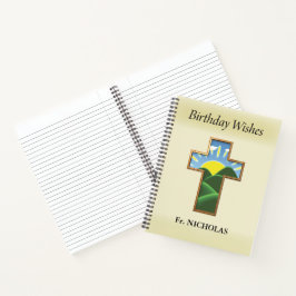 Geburtstag Kreuzpriester Personalisiert Notizbuch