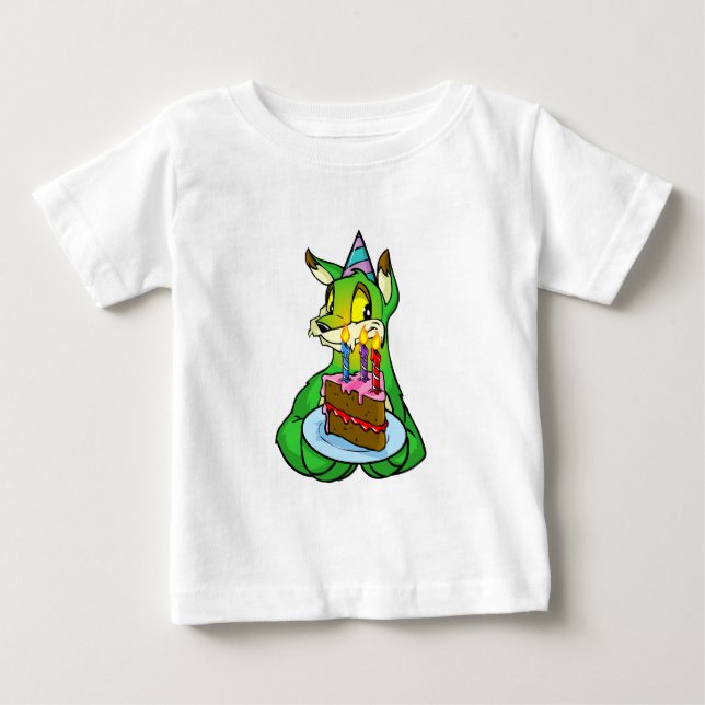 Geburtstag Lupe Baby T-shirt (Vorderseite)