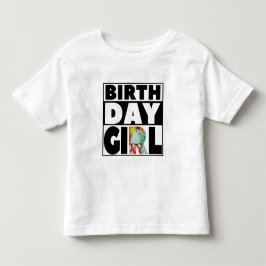 GEBURTSTAG MÄDCHEN PARTY FEIERN KUNSTBAR KLEINKIND T-SHIRT