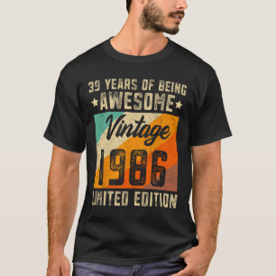 &#; Geburtstag Männer &#; Jahre alte Frauen 1986 L T-Shirt