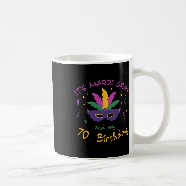 Geburtstag Mardi Gras Karneval Celebration Shir Kaffeetasse (Rechts)