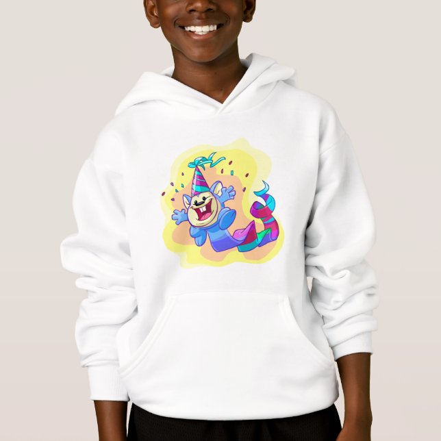 Geburtstag Meerca Hoodie (Vorderseite)