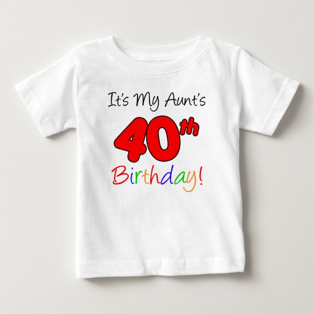 Geburtstag meiner Tante Baby T-shirt (Vorderseite)