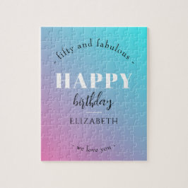 Geburtstag Minimalistisches Design in Pastellfarbe