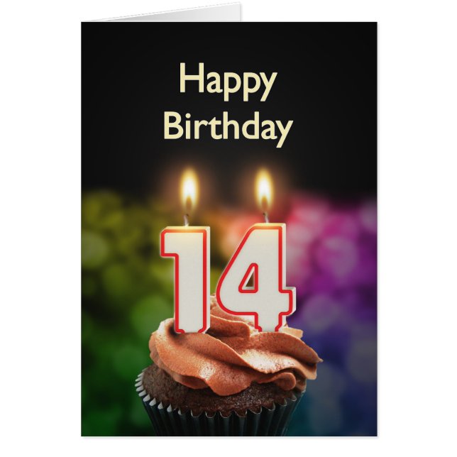 Geburtstag mit Kuchen und Kerzen (Vorne)