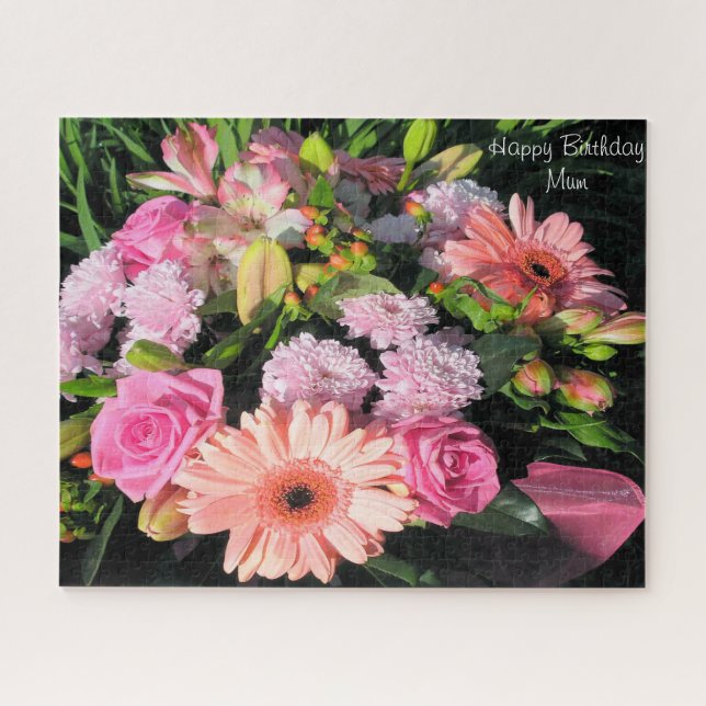 Geburtstag Mum Jigsaw Puzzle (Horizontal)