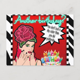 Geburtstag nach der Karte