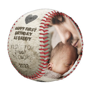 Geburtstag neuer Papa zu erstellenIhr eigenes Foto Baseball