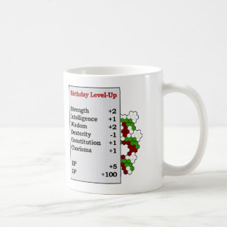 Geburtstag Niveau-Oben Kaffeetasse