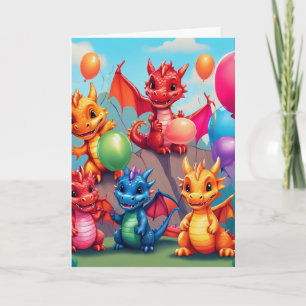 Geburtstag / oder andere Party - geklappte Grußkar Karte