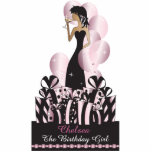 Geburtstag oder Bachelorette Diva Princess | Rosa Freistehende Fotoskulptur<br><div class="desc">Kostenlose stehende Geburtstagskurse. Ein großartiger Konversationsstart! Alles Gute zum Geburtstag, Kuchen und Tischdecken. - Dieser hübsche DY-Geburtstagstisch /Kuchentopper wird ein Riesenschlag auf ihrem Party sein. Trendy, modern, auffällig, einzigartig - kann als cooler Kuchentopper (mit 5"x7" empfehlen) oder als markantes Tischzentrums (mit 8"x10" oder größer) für Ihren Party-Tisch verwendet werden! Perfekt...</div>
