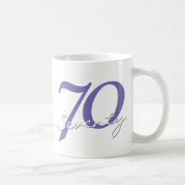 Geburtstag oder Jahrestag | Lila Grunge EDITABLE Kaffeetasse