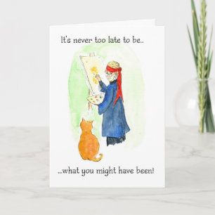 Geburtstag oder Rentenkarte Karte