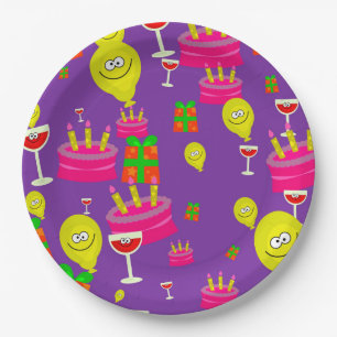 Geburtstag Pappteller