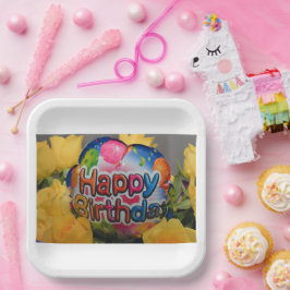 Geburtstag Pappteller