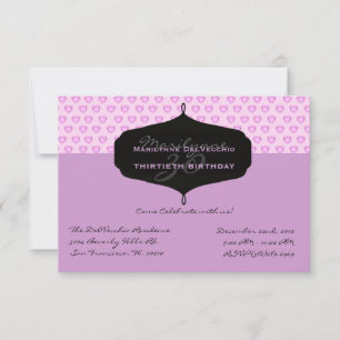 Geburtstag-Party laden ein Einladung