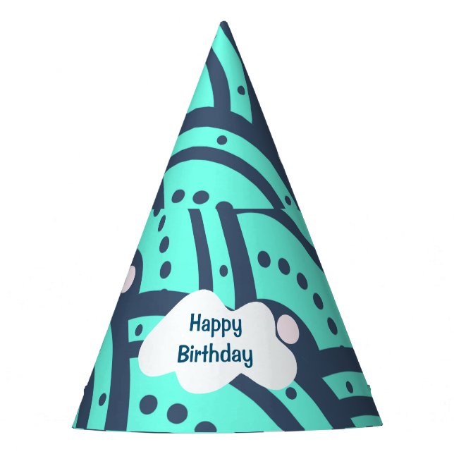 Geburtstag Partyhütchen (Vorderseite)