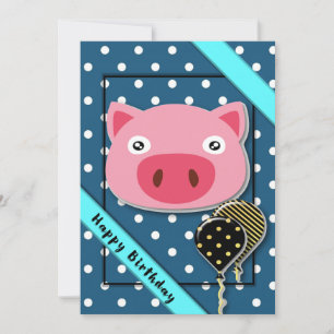 GEBURTSTAG PIGGY KIDS COLLECTION - Jailmatecards Karte