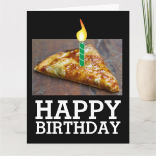 GEBURTSTAG PIZZA MIT ÜBERSICHTENER KANDKARTE KARTE