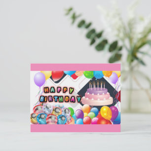 Geburtstag Postkarte