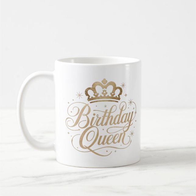 Geburtstag Queen Cool Trend Geschenke Tasse (Links)