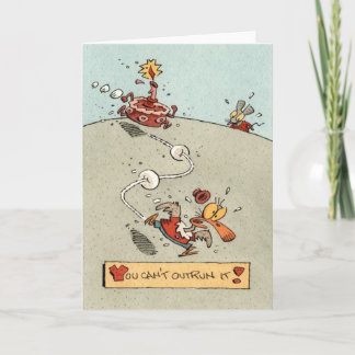 Geburtstag schnell aufkommend! karte