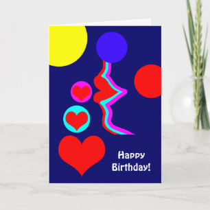Geburtstag schöne Lippen küssen für den, den Sie L Karte