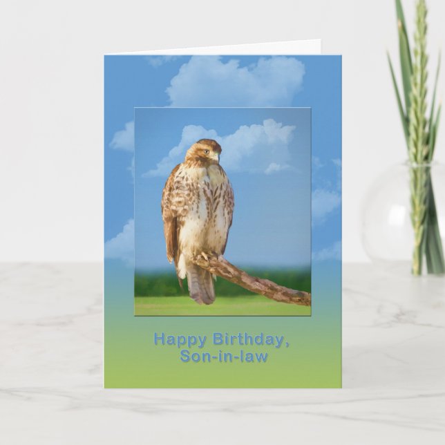 Geburtstag, Schwiegersohn, rauer mit Beinen Karte (Vorderseite)