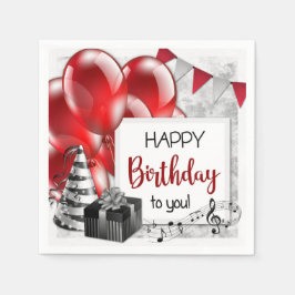 Geburtstag Serviette