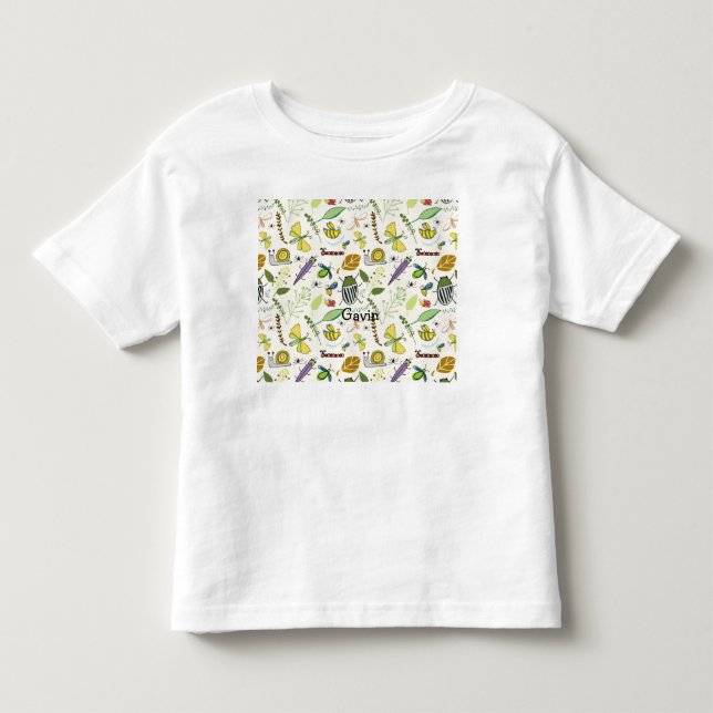 Geburtstag Shirt Kids Bug Theme Party (Vorderseite)