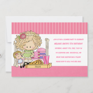 Geburtstag & Slumber-Party Einladungen