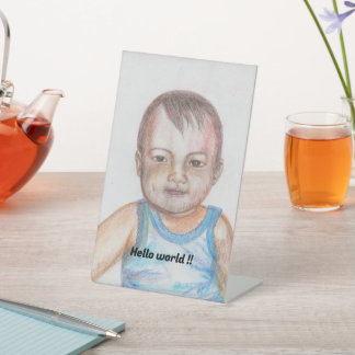 Geburtstag Sockelschild