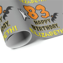 Geburtstag: Spooky Halloween Thema, Individuelle N
